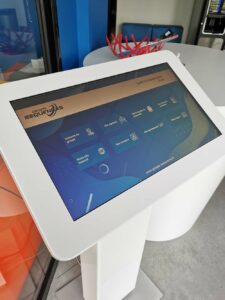 Interface logiciel borne interactive K12 iagona